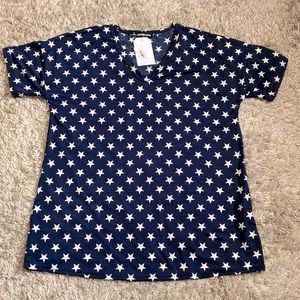 NWT Michelle Boss Women’s Star Top Heimish USA